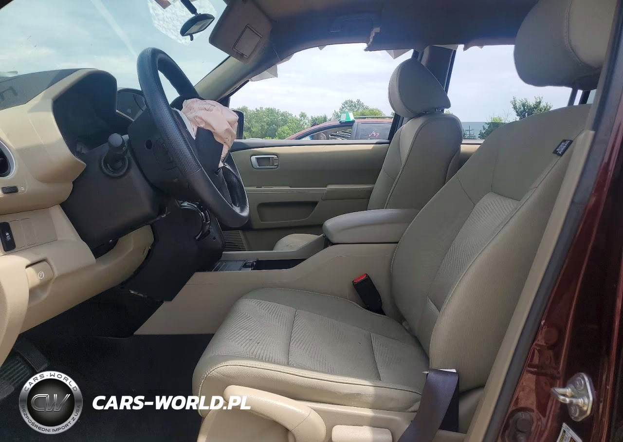 2013 Honda Pilot Lx VIN:5FNYF4H24DB024582 - 7