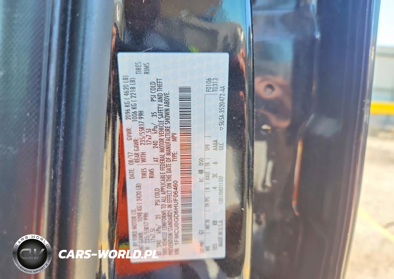 2017 Ford Escape Se VIN:1FMCU0GD6HUF06460 - 13
