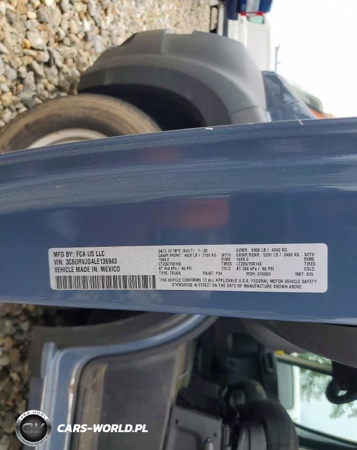 2020 Ram Promaster 3500 Delivery Van VIN:3C6URVJG4LE136943 - 13