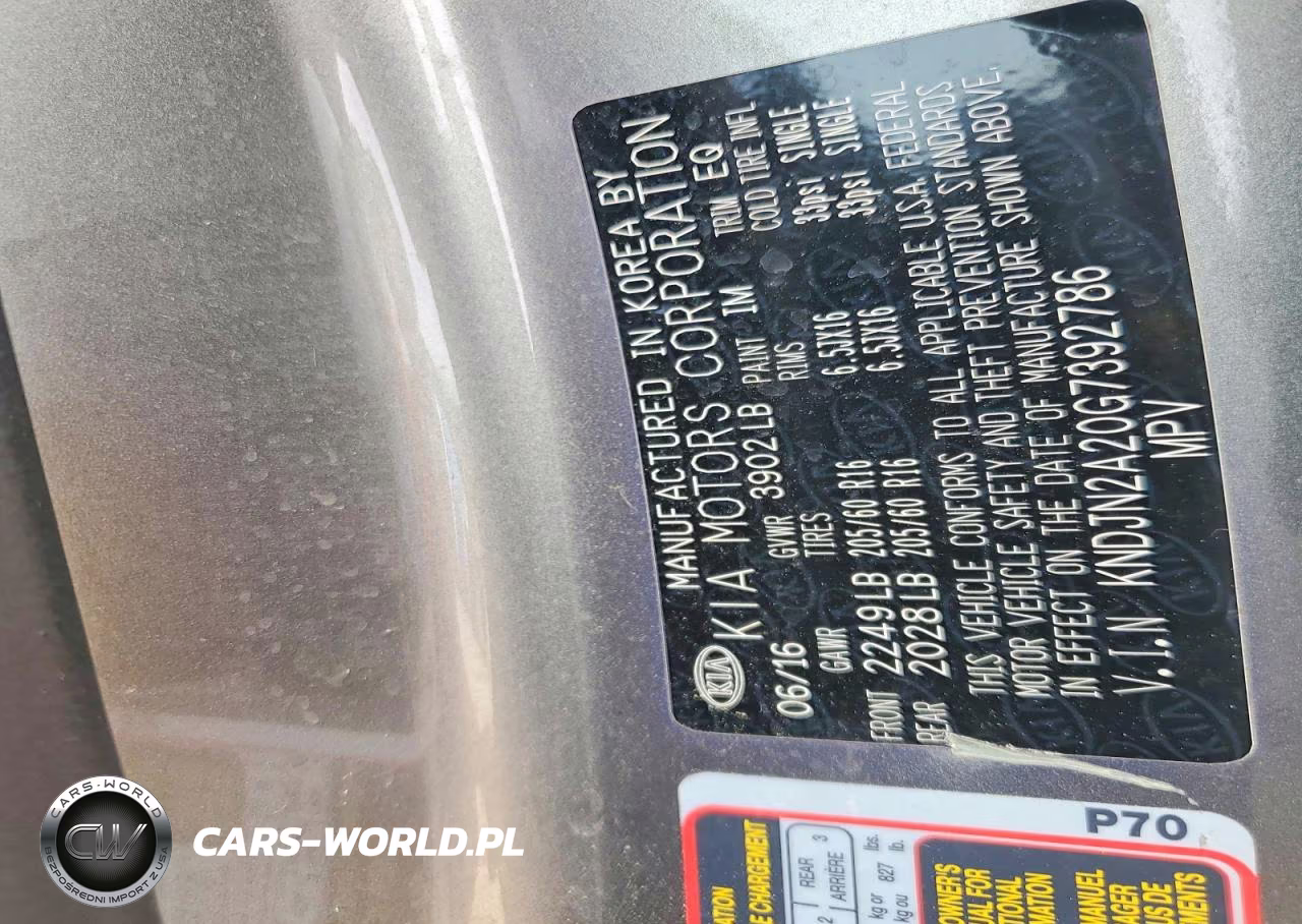 2016 Kia Soul VIN:KNDJN2A20G7392786 - 12