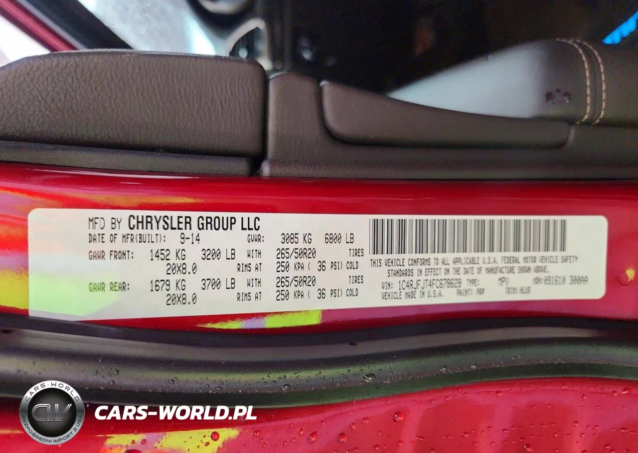 2015 Jeep Grand Cherokee Summit VIN:1C4RJFJT4FC678628 - 13