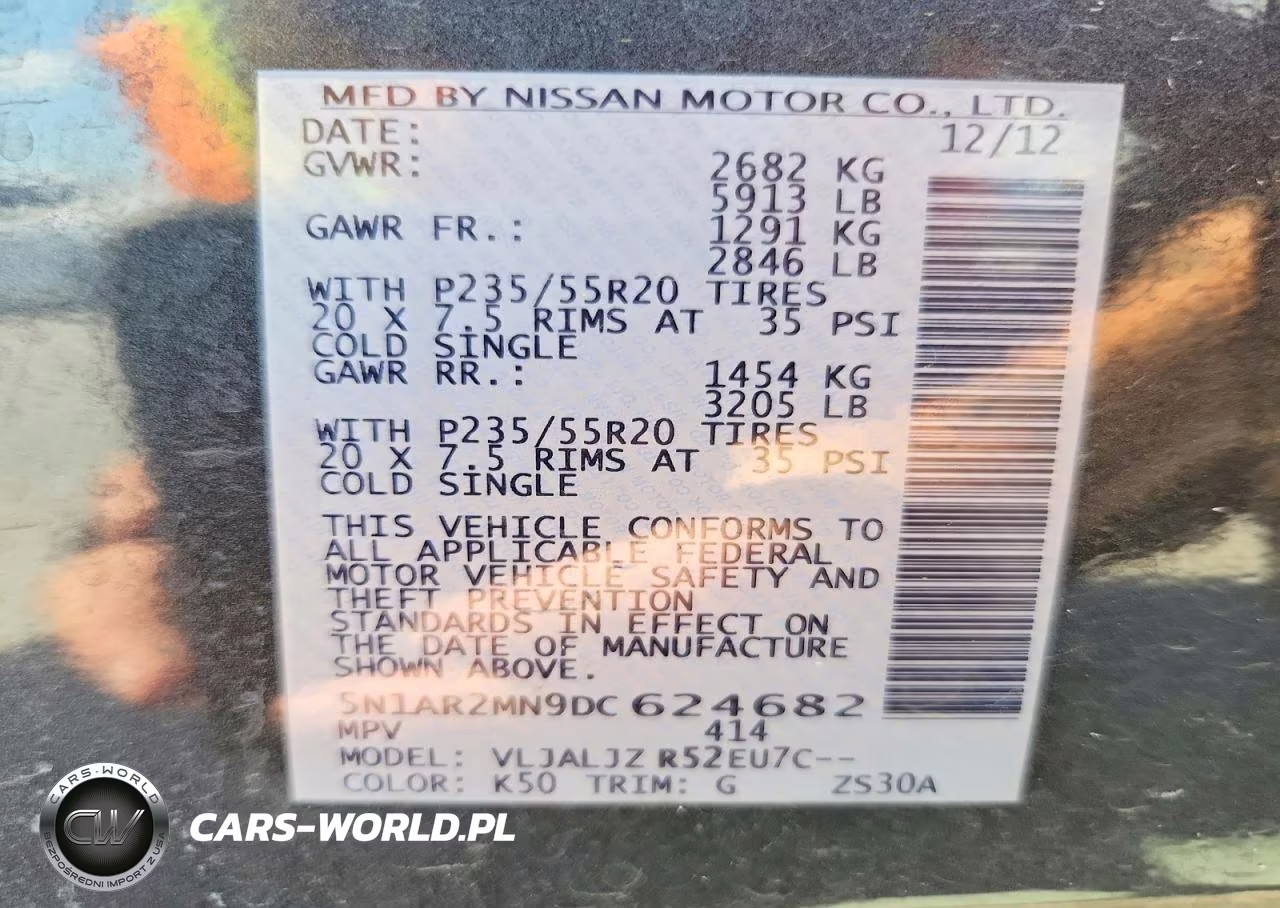 2013 Nissan Pathfinder S-Sv-Sl-Platinum VIN:5N1AR2MN9DC624682 - 13
