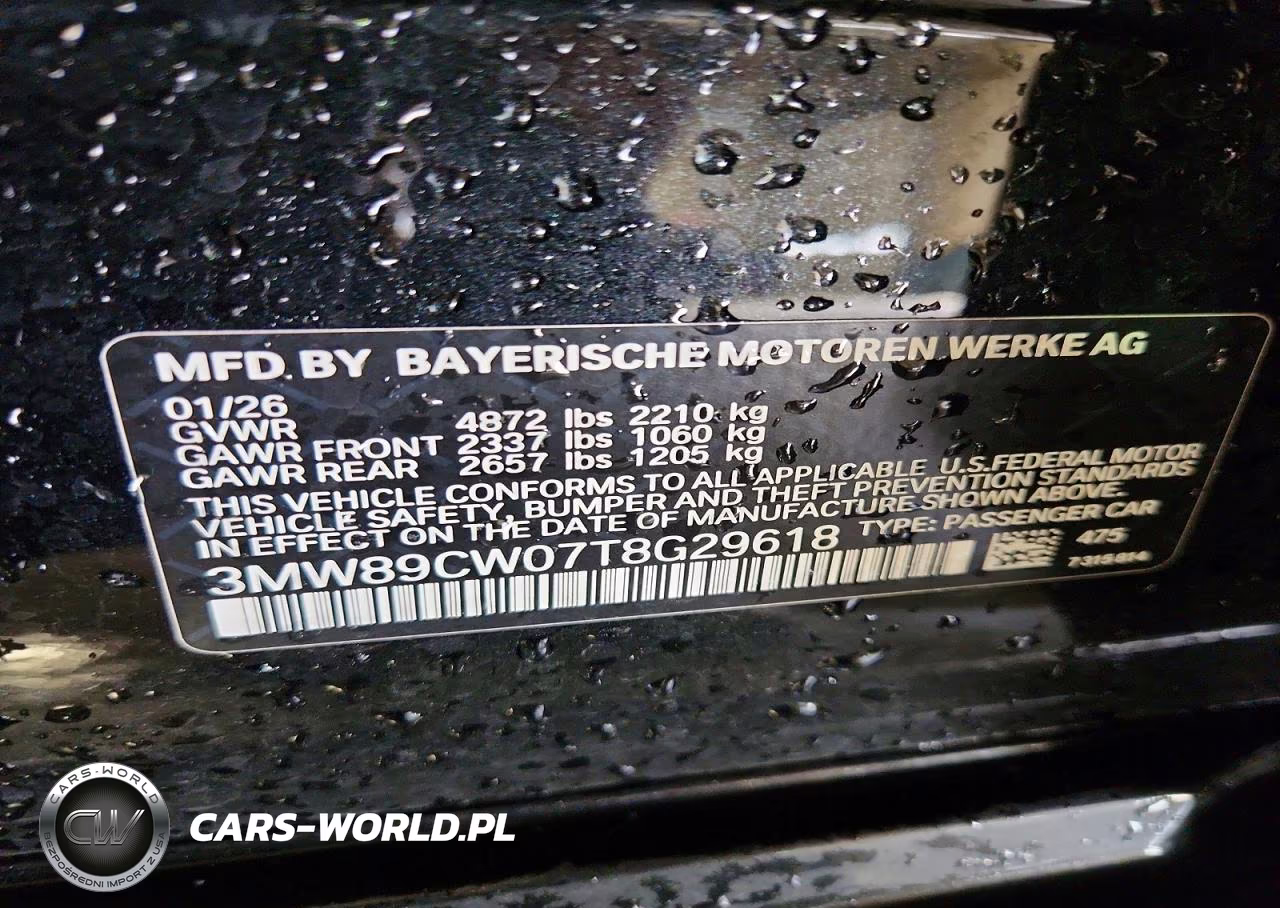 2026 BMW 330Xi VIN:3MW89CW07T8G29618 - 12