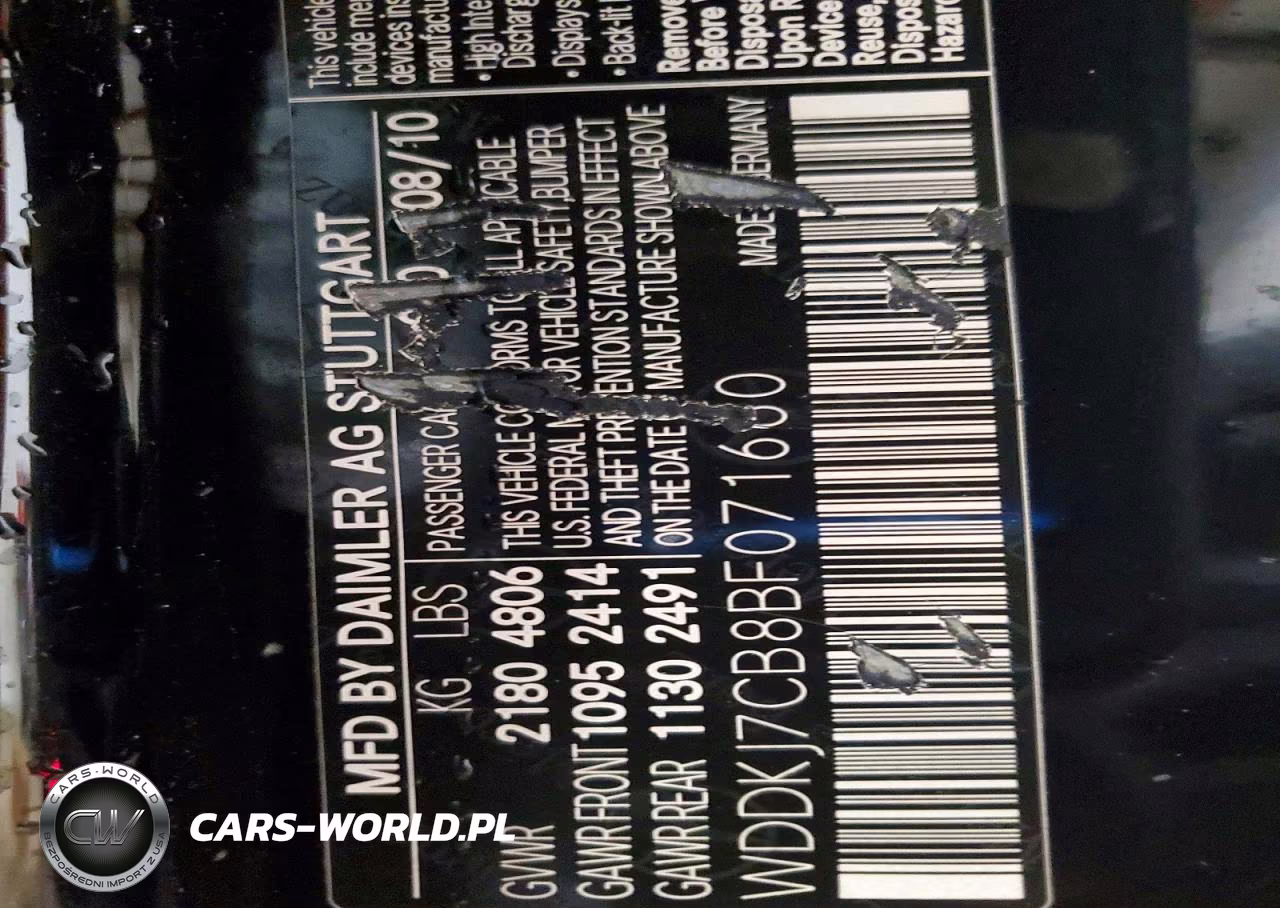 2011 Mercedes-Benz E 550 VIN:WDDKJ7CB8BF071660 - 12