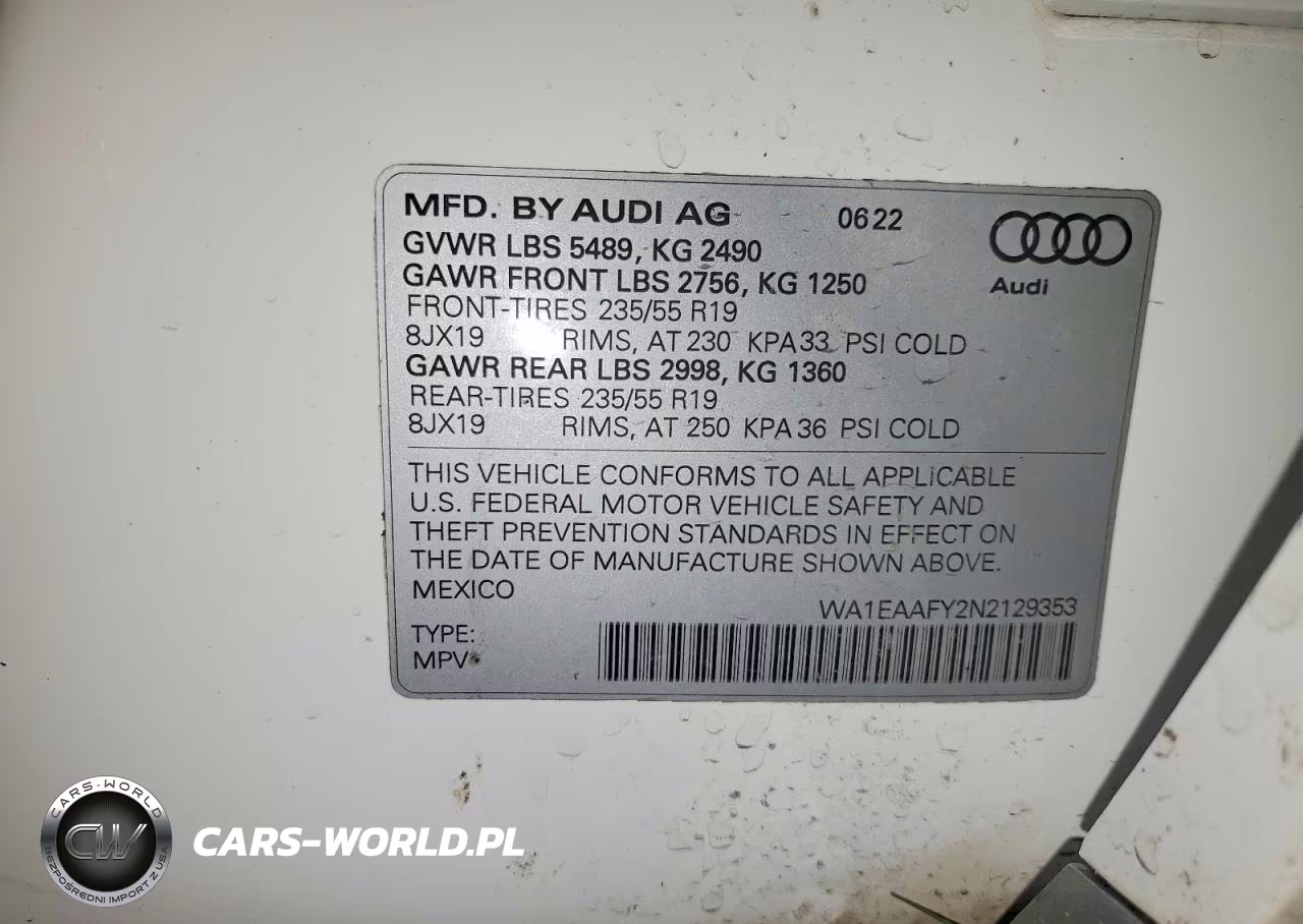 2022 Audi Q5 Premium Plus 45 VIN:WA1EAAFY2N2129353 - 13