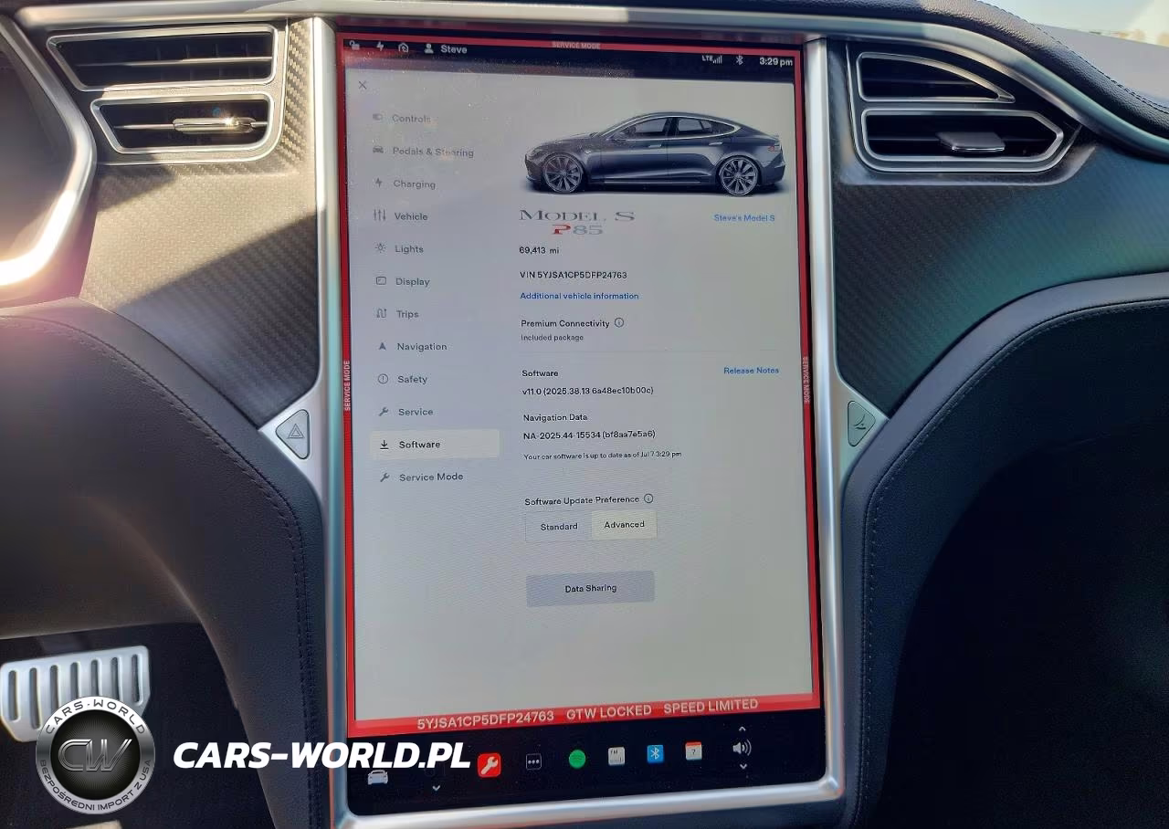 2013 Tesla Model S VIN:5YJSA1CP5DFP24763 - 9