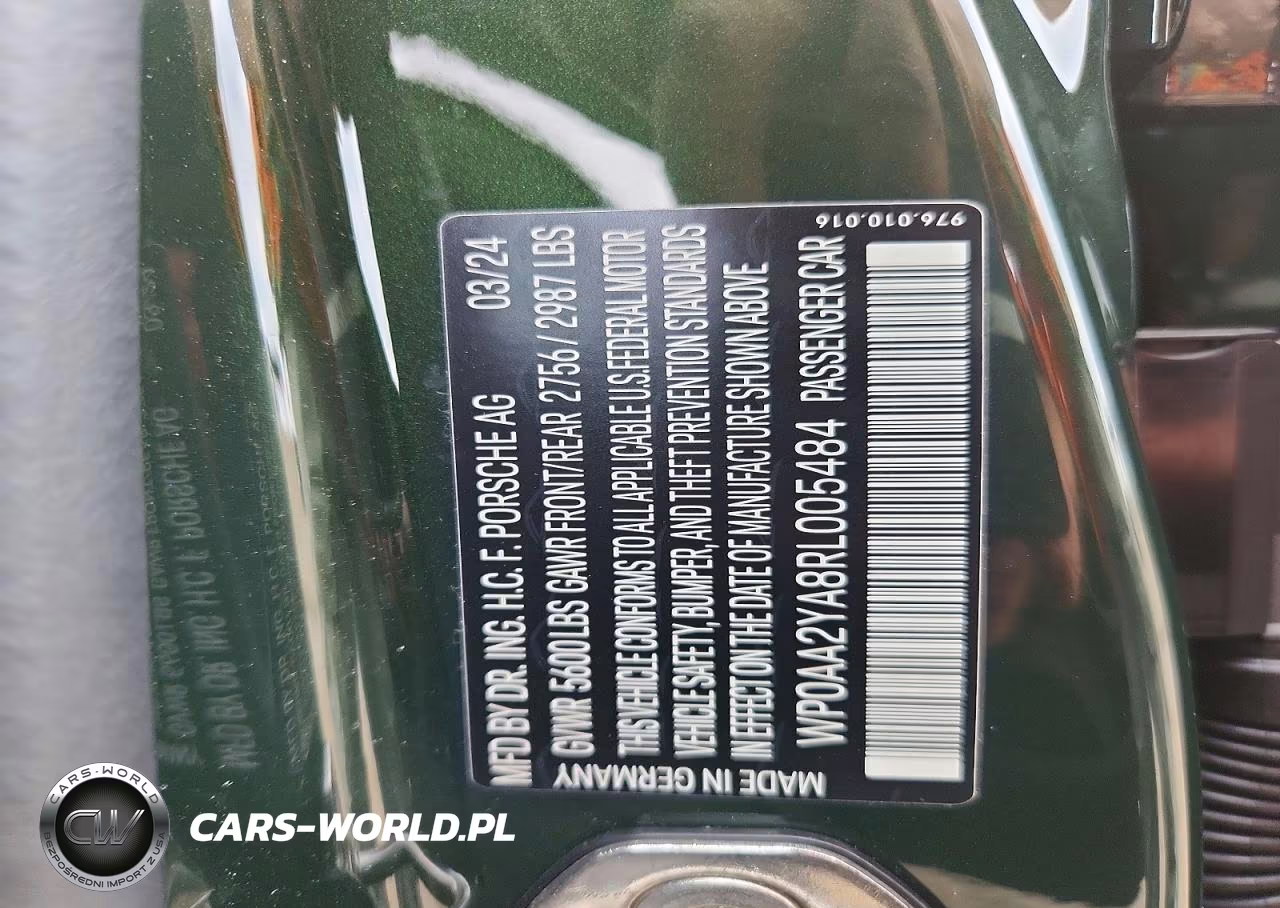 2024 Porsche Panamera Base VIN:WP0AA2YA8RL005484 - 12