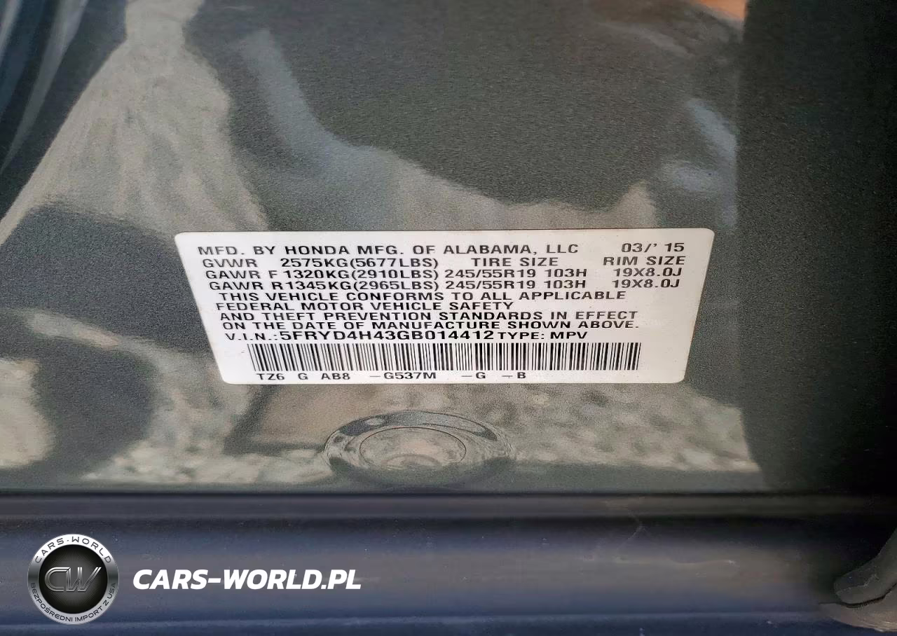 2016 Acura Mdx Technology VIN:5FRYD4H43GB014412 - 14