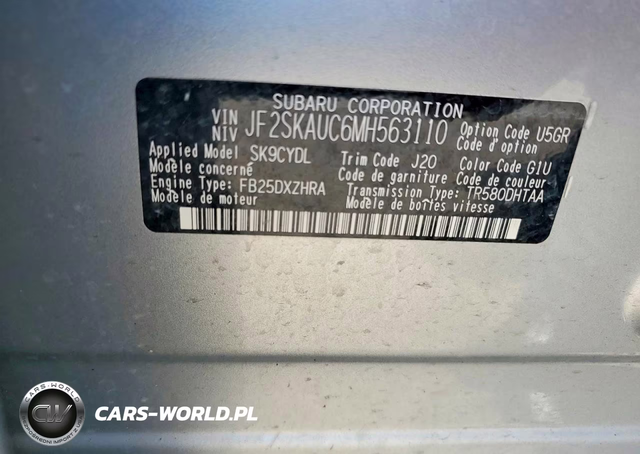 2021 Subaru Forester Limited VIN:JF2SKAUC6MH563110 - 13