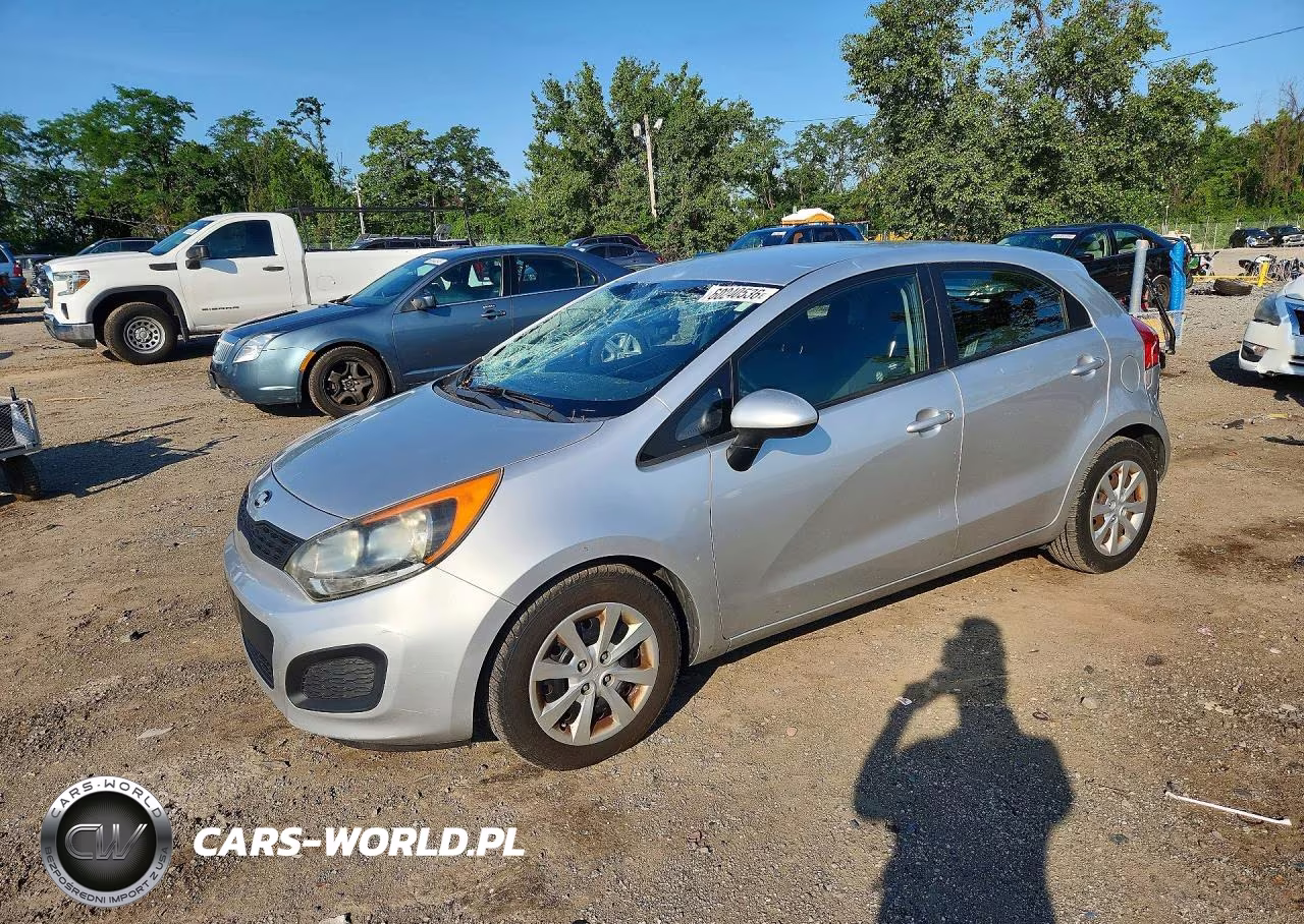 2013 Kia Rio Lx VIN:KNADM5A38D6181716 - 1