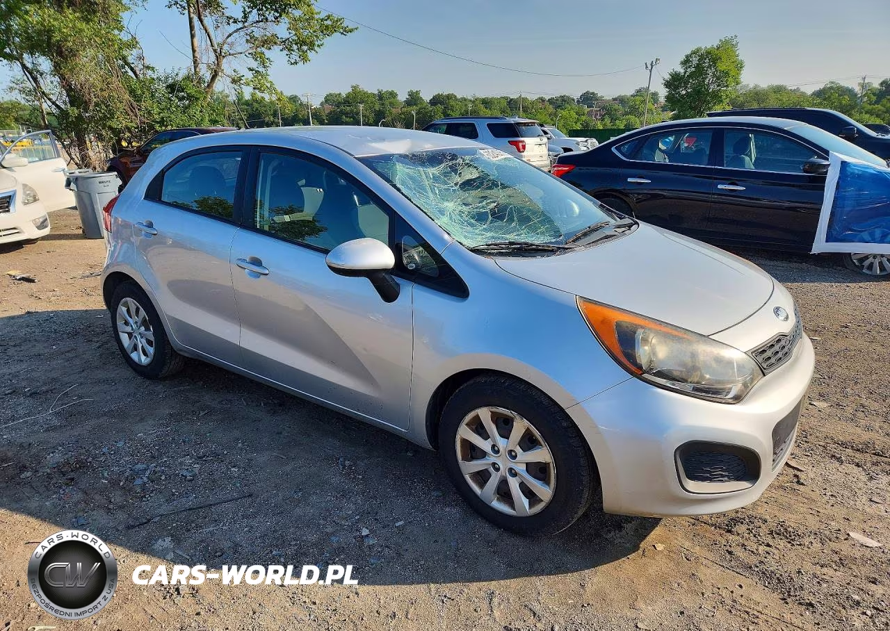 2013 Kia Rio Lx VIN:KNADM5A38D6181716 - 4