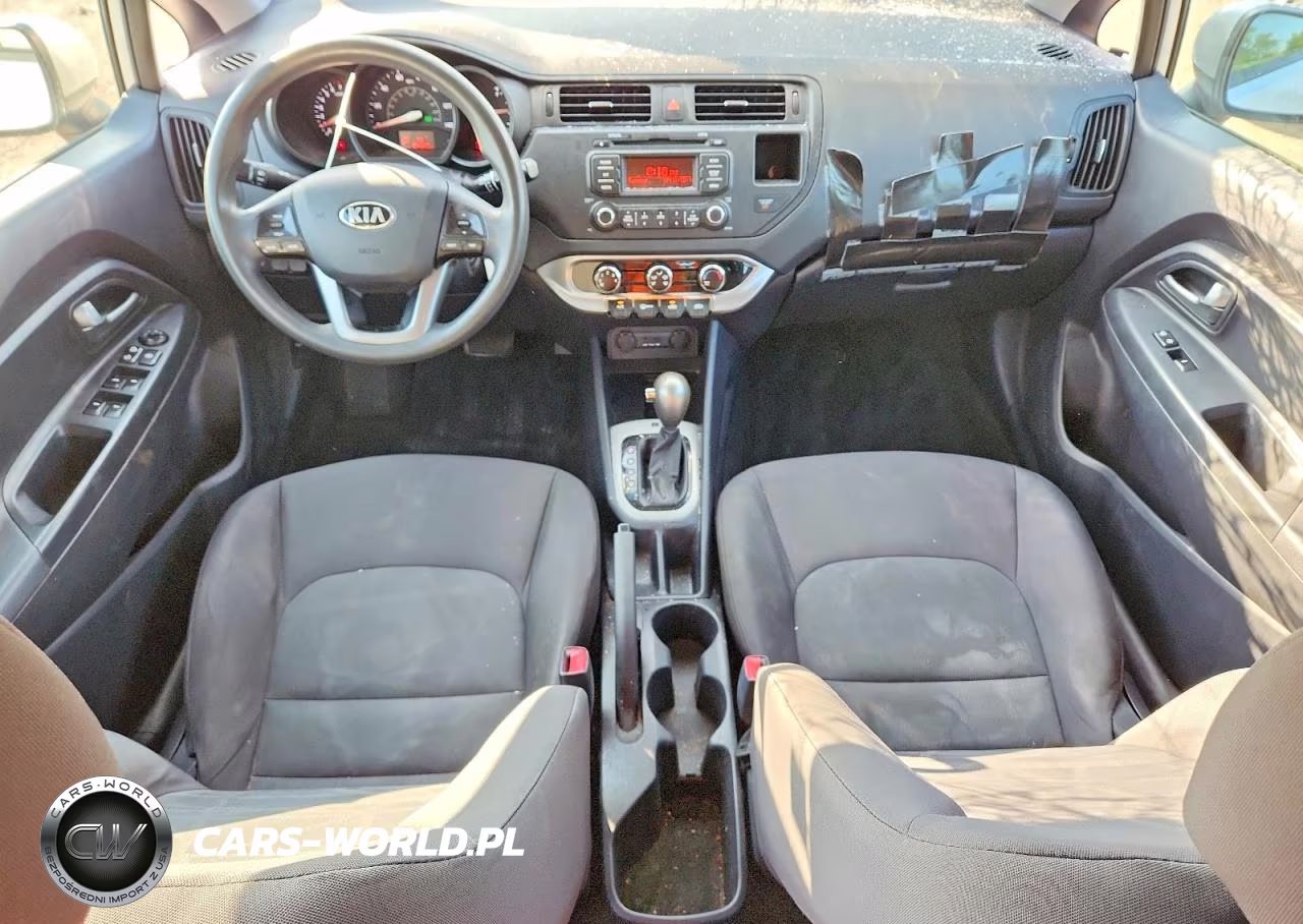 2013 Kia Rio Lx VIN:KNADM5A38D6181716 - 8