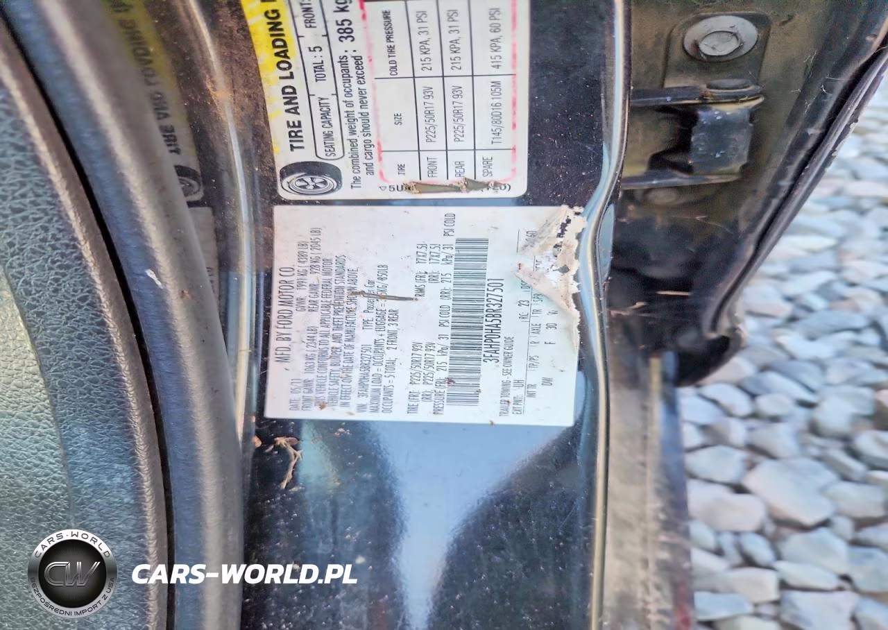 2011 Ford Fusion Se VIN:3FAHP0HA5BR327501 - 12