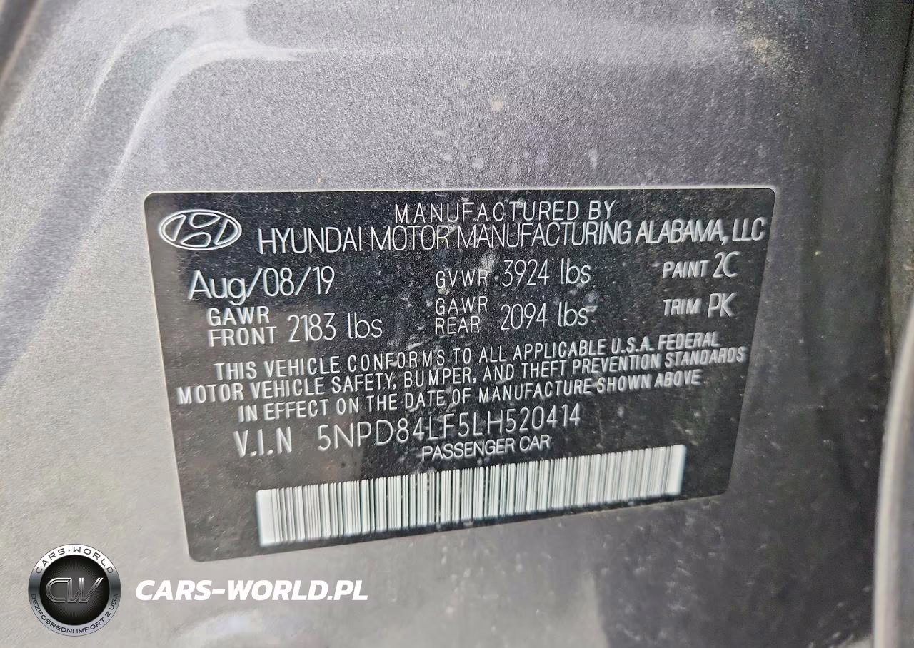 2020 Hyundai Elantra Sel VIN:5NPD84LF5LH520414 - 12