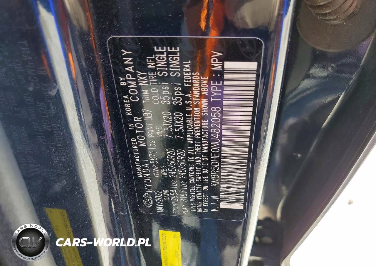 2022 Hyundai Palisade Limited VIN:KM8R5DHE0NU482058 - 14