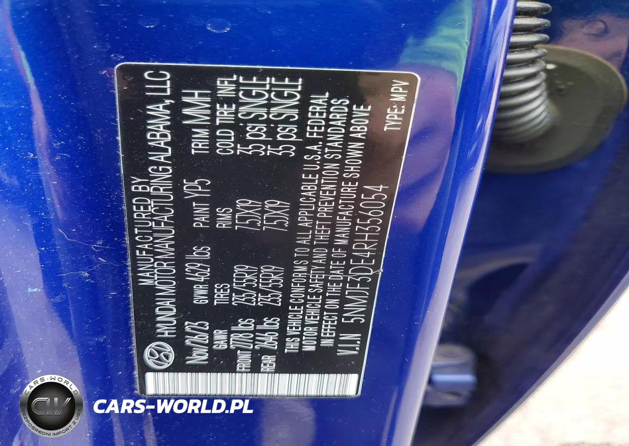 2024 Hyundai Tucson Sel VIN:5NMJF3DE4RH356054 - 13