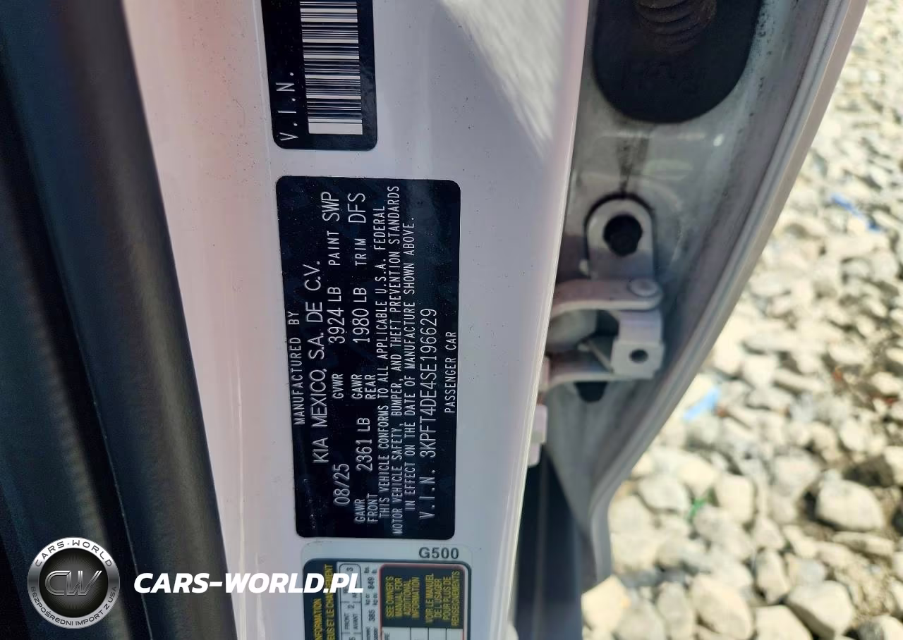 2025 Kia K4 Lxs VIN:3KPFT4DE4SE196629 - 12