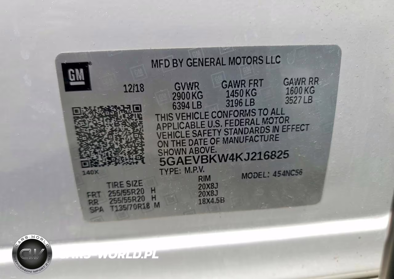 2019 Buick Enclave Premium VIN:5GAEVBKW4KJ216825 - 13