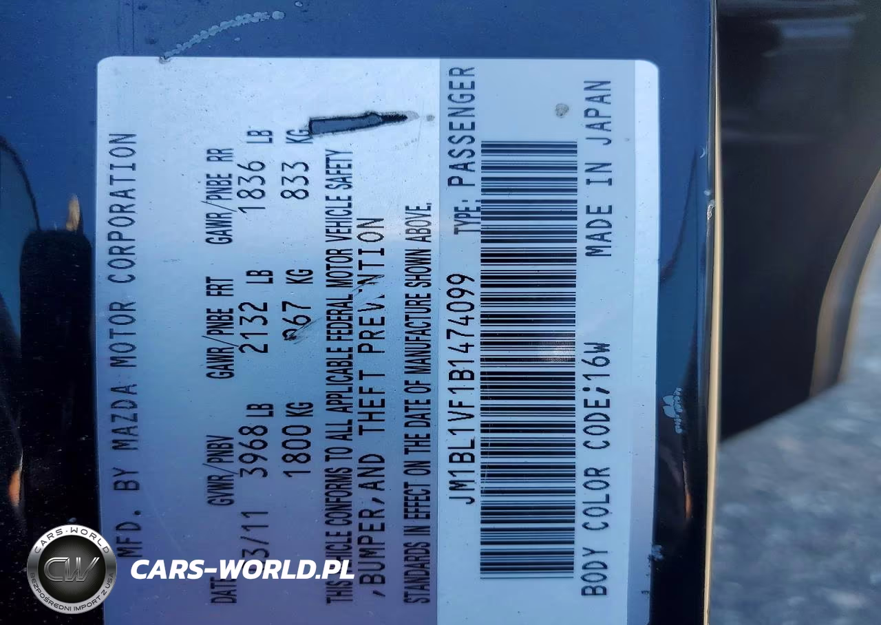 2011 Mazda 3 I VIN:JM1BL1VF1B1474099 - 12