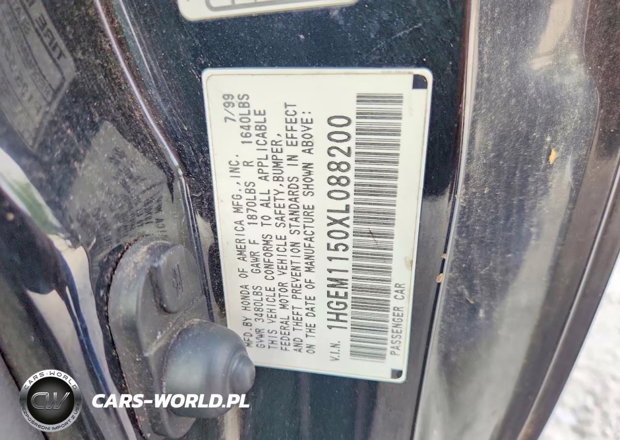 1999 Honda Civic VIN:1HGEM1150XL088200 - 13