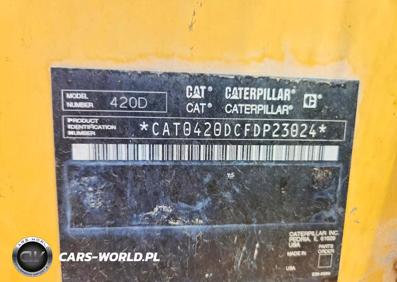 2005 Caterpillar 420D Backhoe VIN:CAT0420DCFD923024 - 10