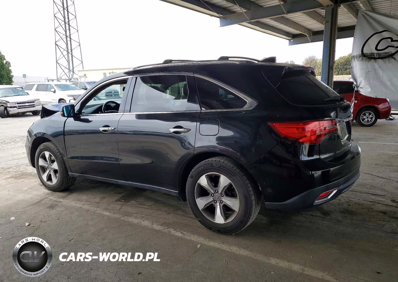 2014 Acura Mdx VIN:5FRYD4H23EB020299 - 2