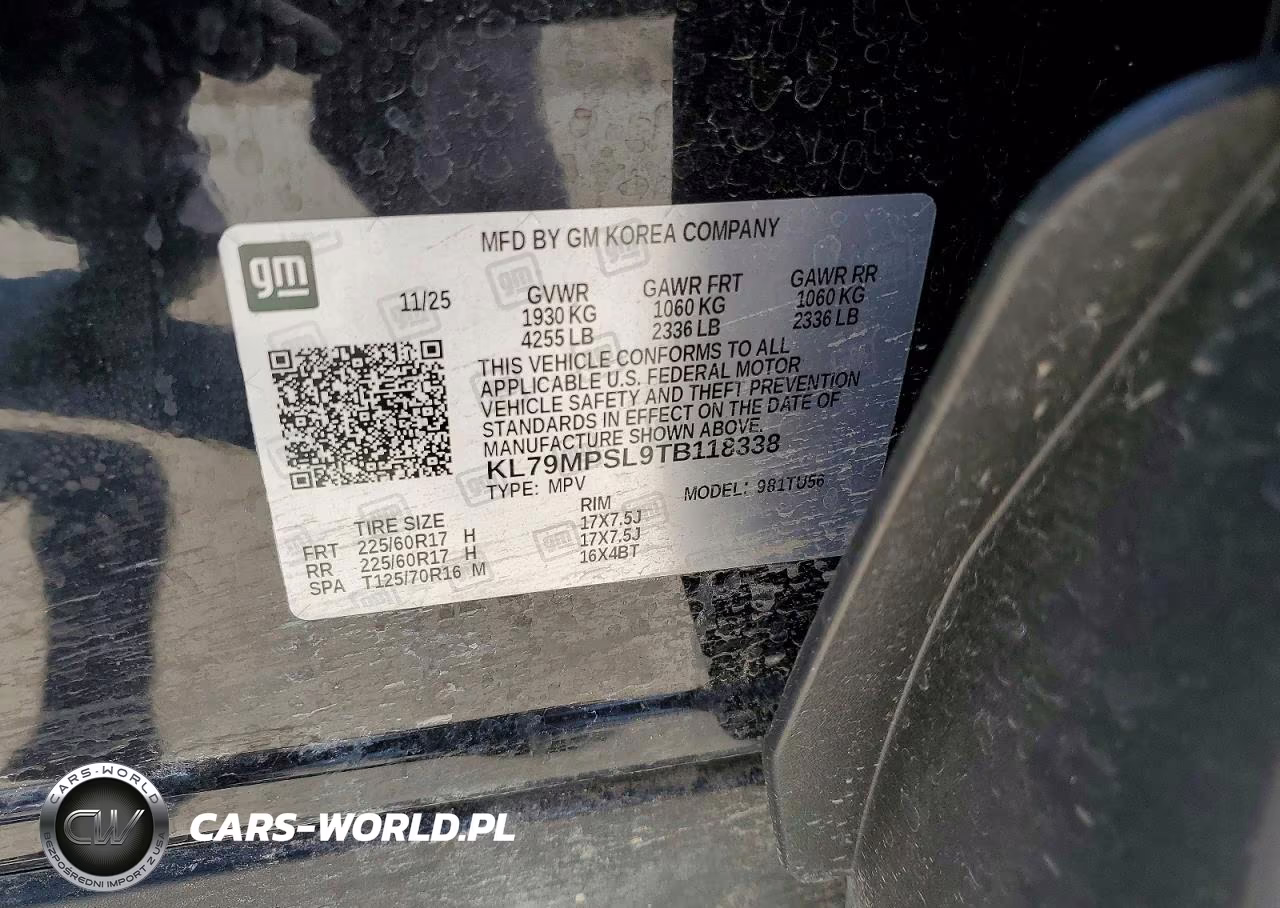 2026 Chevrolet Trailblazer Lt VIN:KL79MPSL9TB118338 - 13