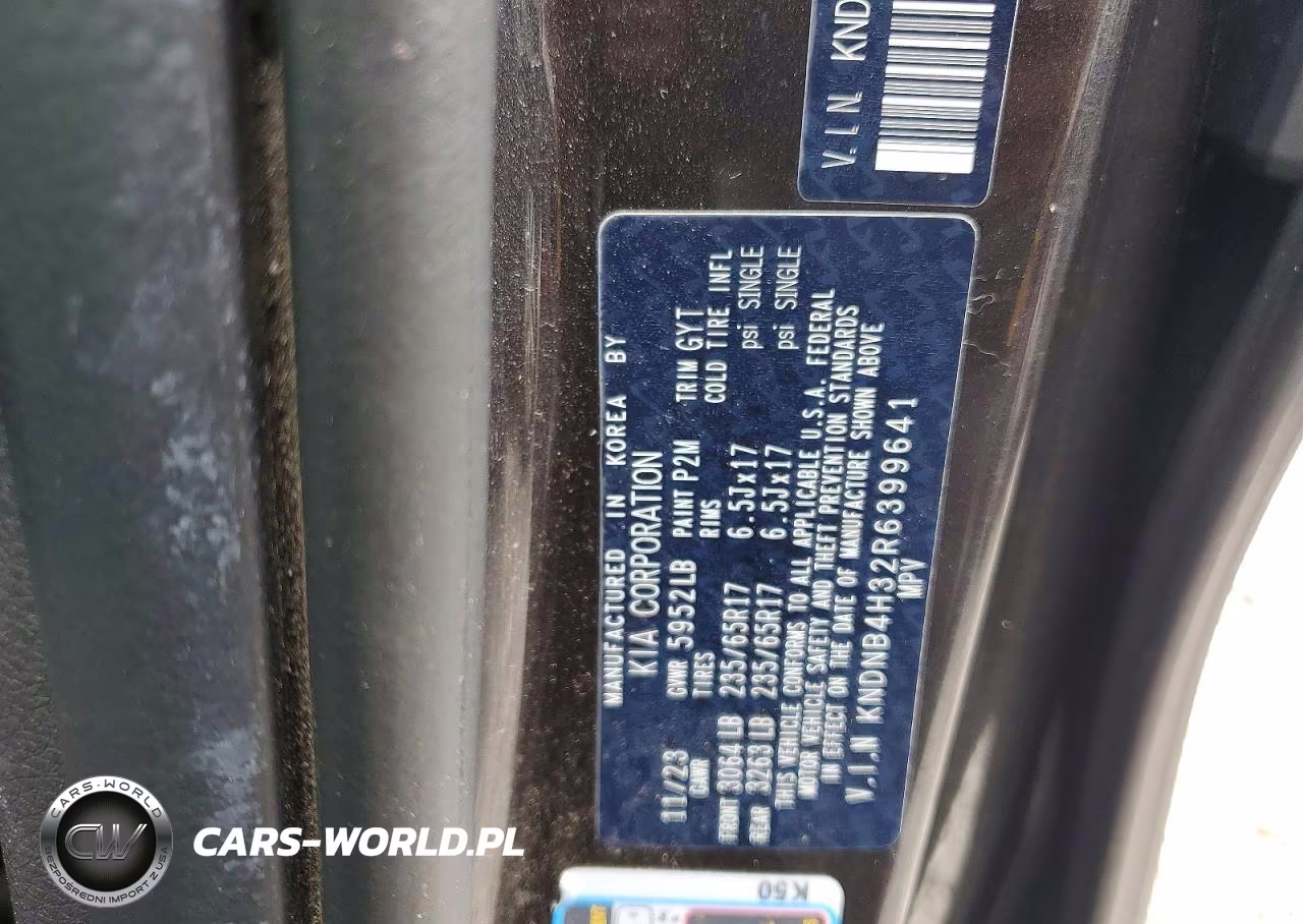 2024 Kia Carnival Lx VIN:KNDNB4H32R6399641 - 13