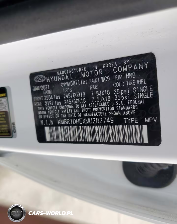 2021 Hyundai Palisade Se VIN:KM8R1DHEXMU282749 - 13