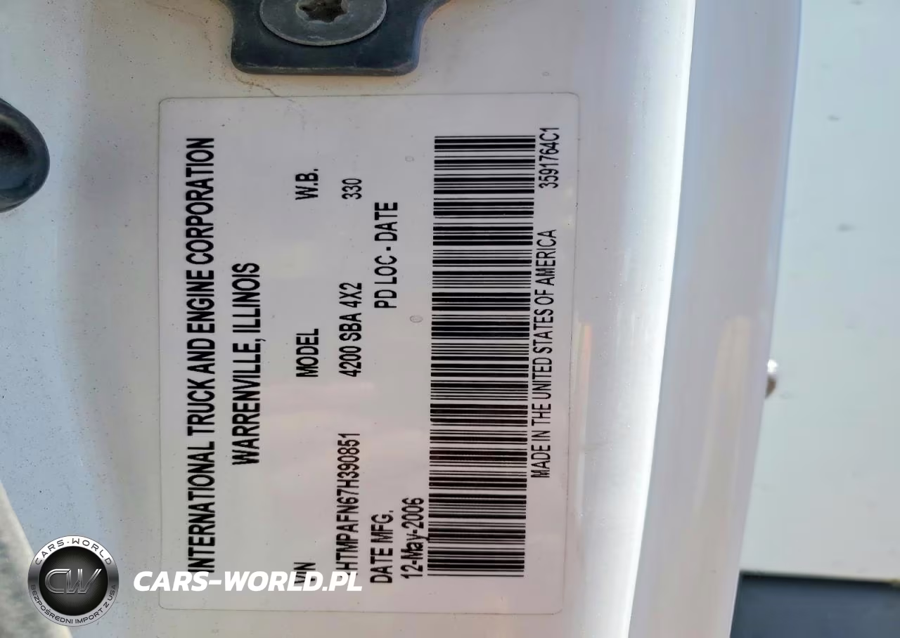2007 International 4000 4200 - Refuse Truck VIN:1HTMPAFN67H390851 - 13
