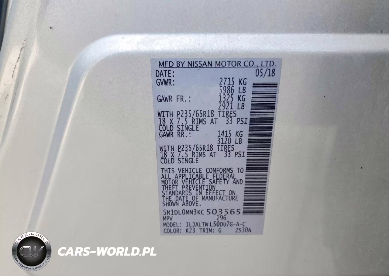 2019 Infiniti Qx60 Luxe VIN:5N1DL0MN3KC503565 - 13