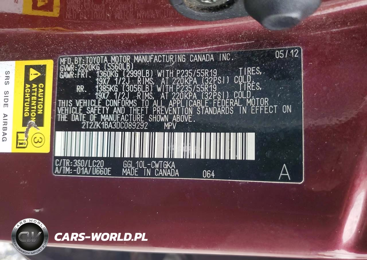 2013 Lexus Rx 350 VIN:2T2ZK1BA3DC089292 - 14