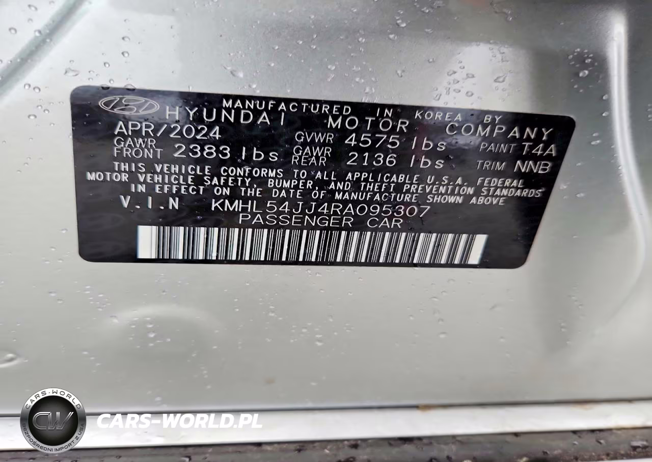 2024 Hyundai Sonata Hybrid Limited VIN:KMHL54JJ4RA095307 - 12