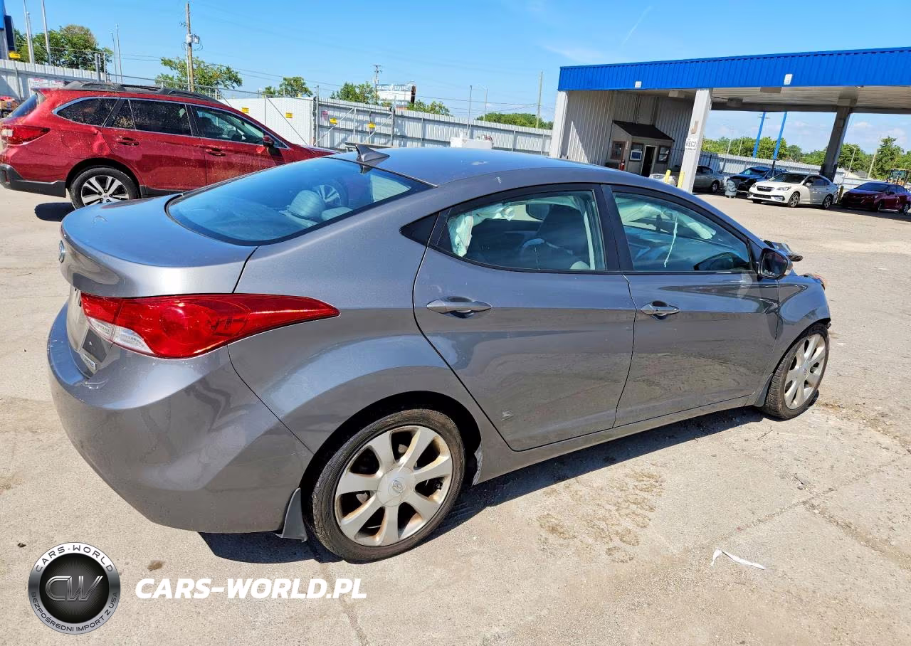 2012 Hyundai Elantra Limited VIN:5NPDH4AE6CH146955 - 3