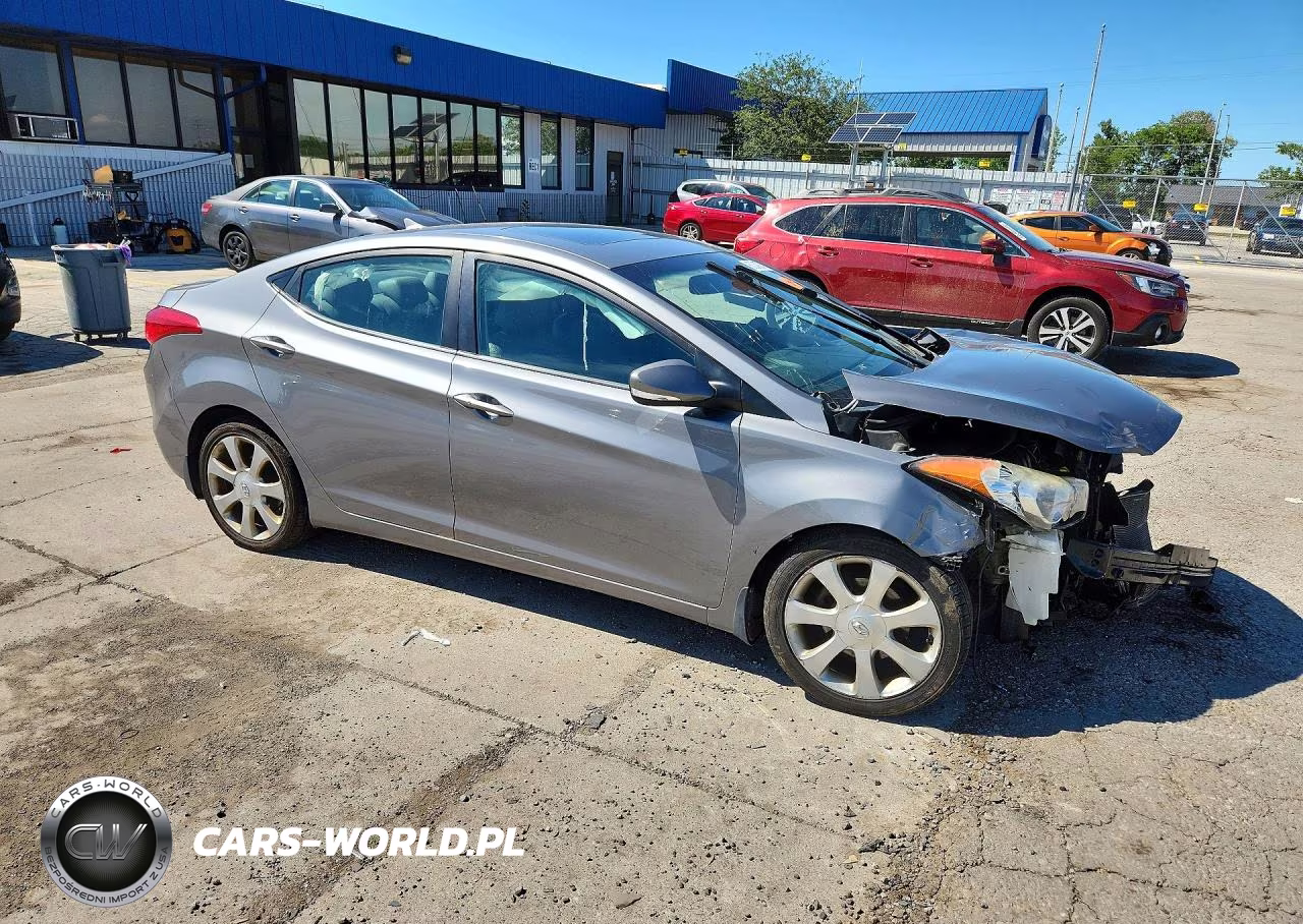 2012 Hyundai Elantra Limited VIN:5NPDH4AE6CH146955 - 4