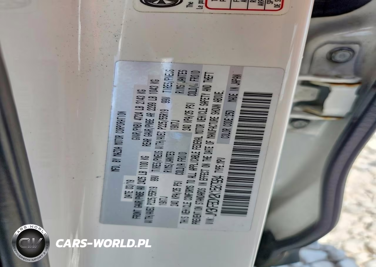 2019 Mazda Cx-5 Grand Touring VIN:JM3KFBDM2K1587984 - 14