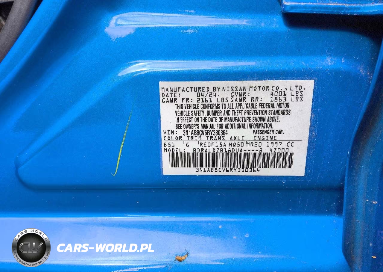 2024 Nissan Sentra Sv VIN:3N1AB8CV6RY330364 - 13