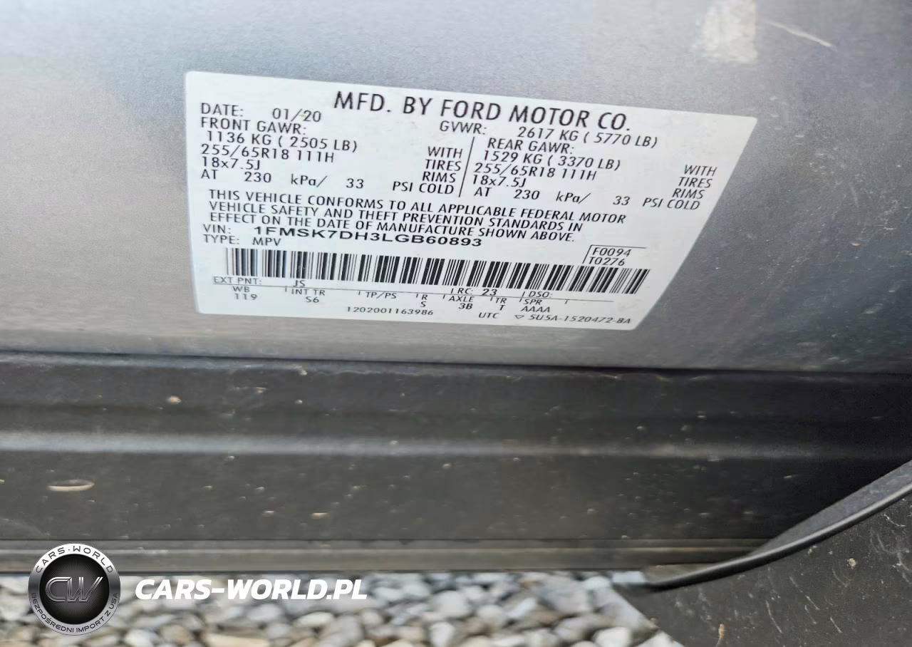 2020 Ford Explorer Xlt VIN:1FMSK7DH3LGB60893 - 13