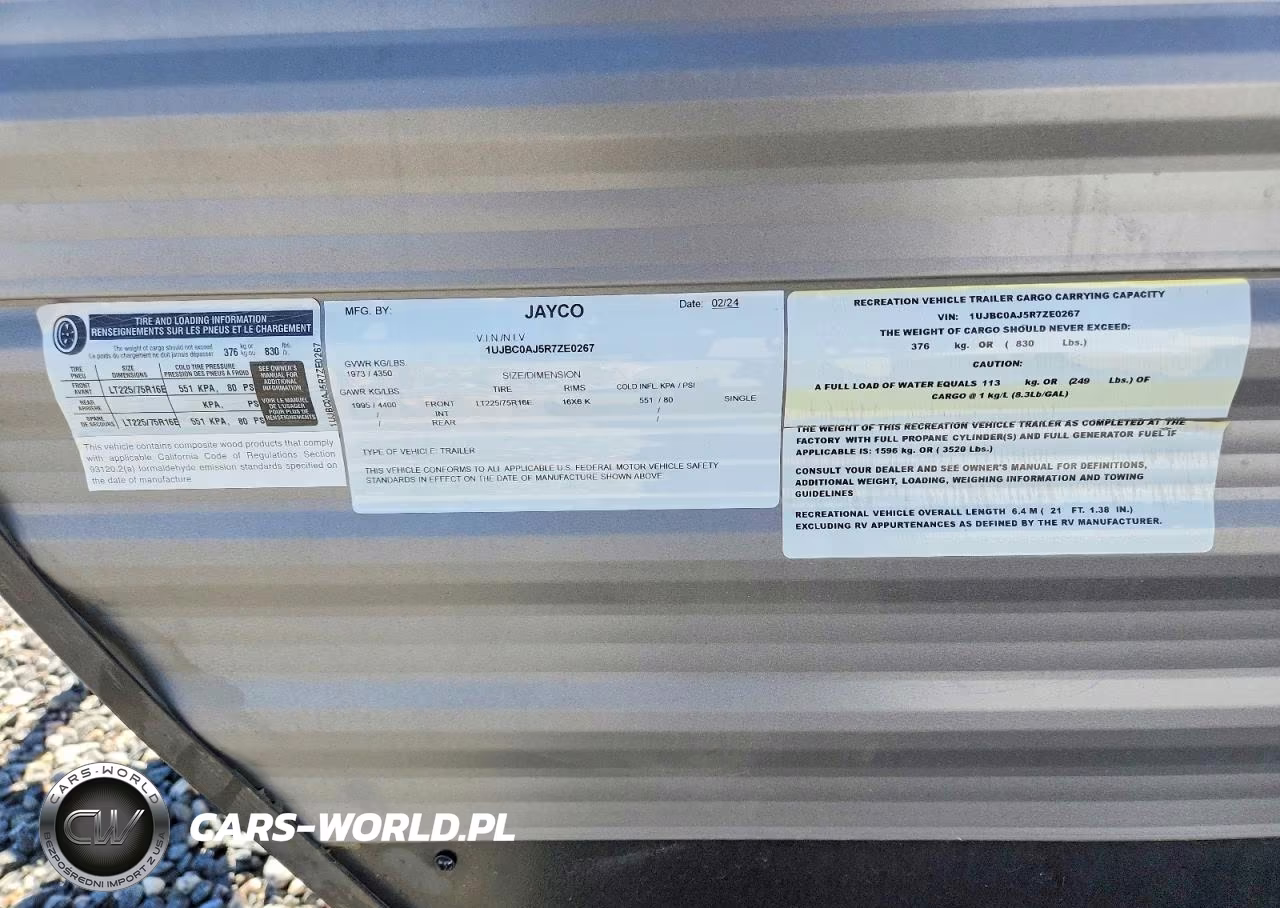2024 Jayco Jay Flight Camper VIN:1UJBC0AJ5R7ZE0267 - 10