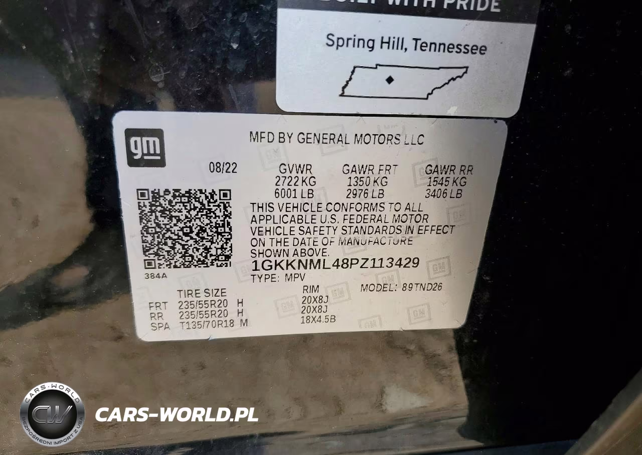 2023 GMC Acadia VIN:1GKKNML48PZ113429 - 13