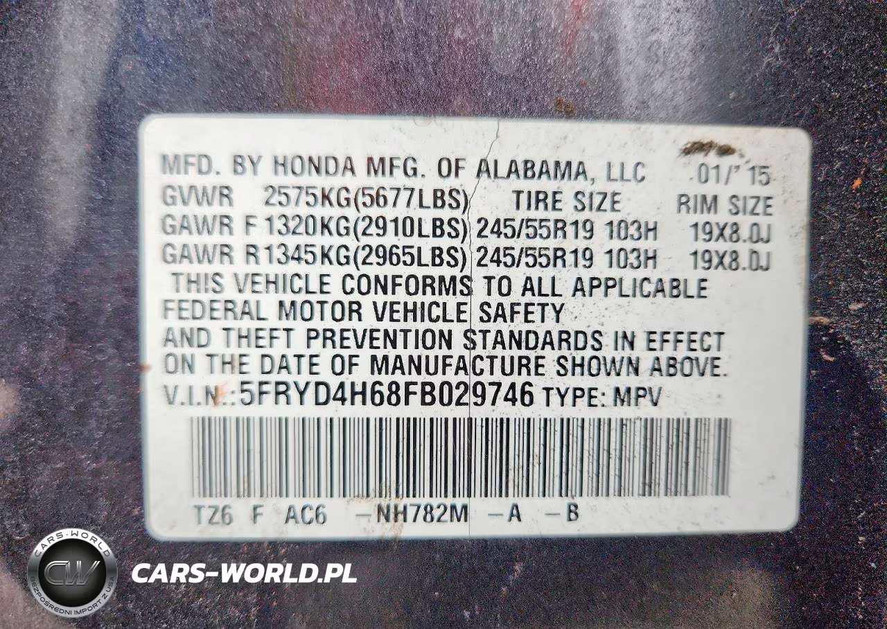 2015 Acura Mdx Technology VIN:5FRYD4H68FB029746 - 14
