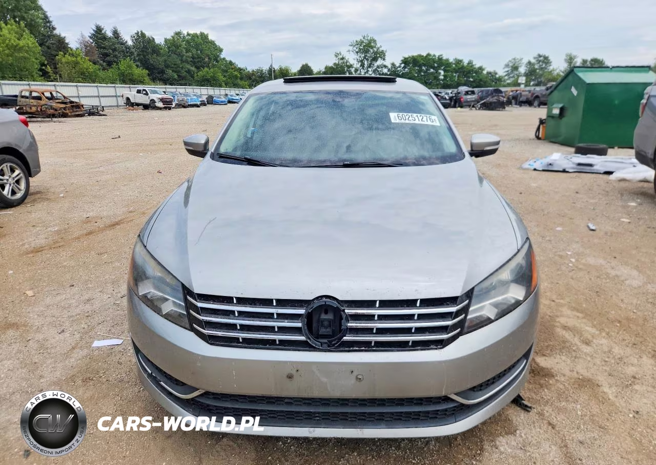 2013 Volkswagen Passat Sel VIN:1VWCP7A33DC020934 - 5