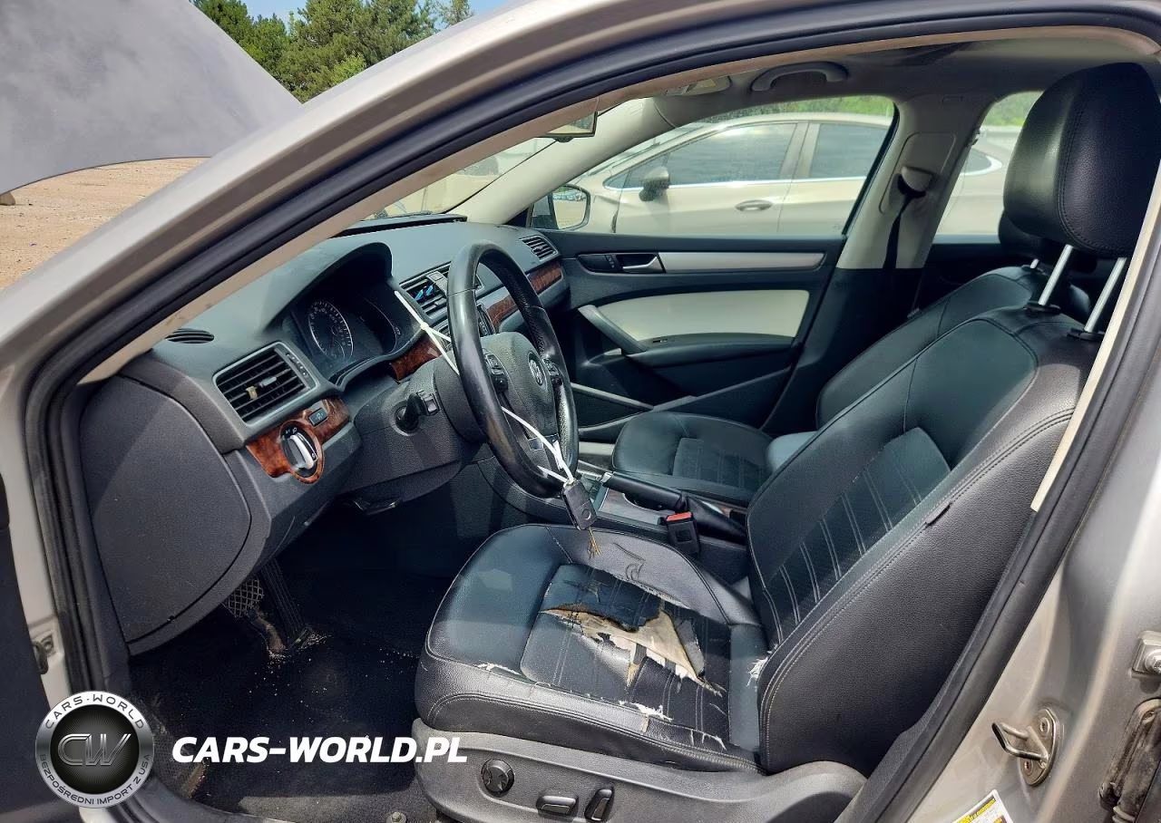 2013 Volkswagen Passat Sel VIN:1VWCP7A33DC020934 - 7