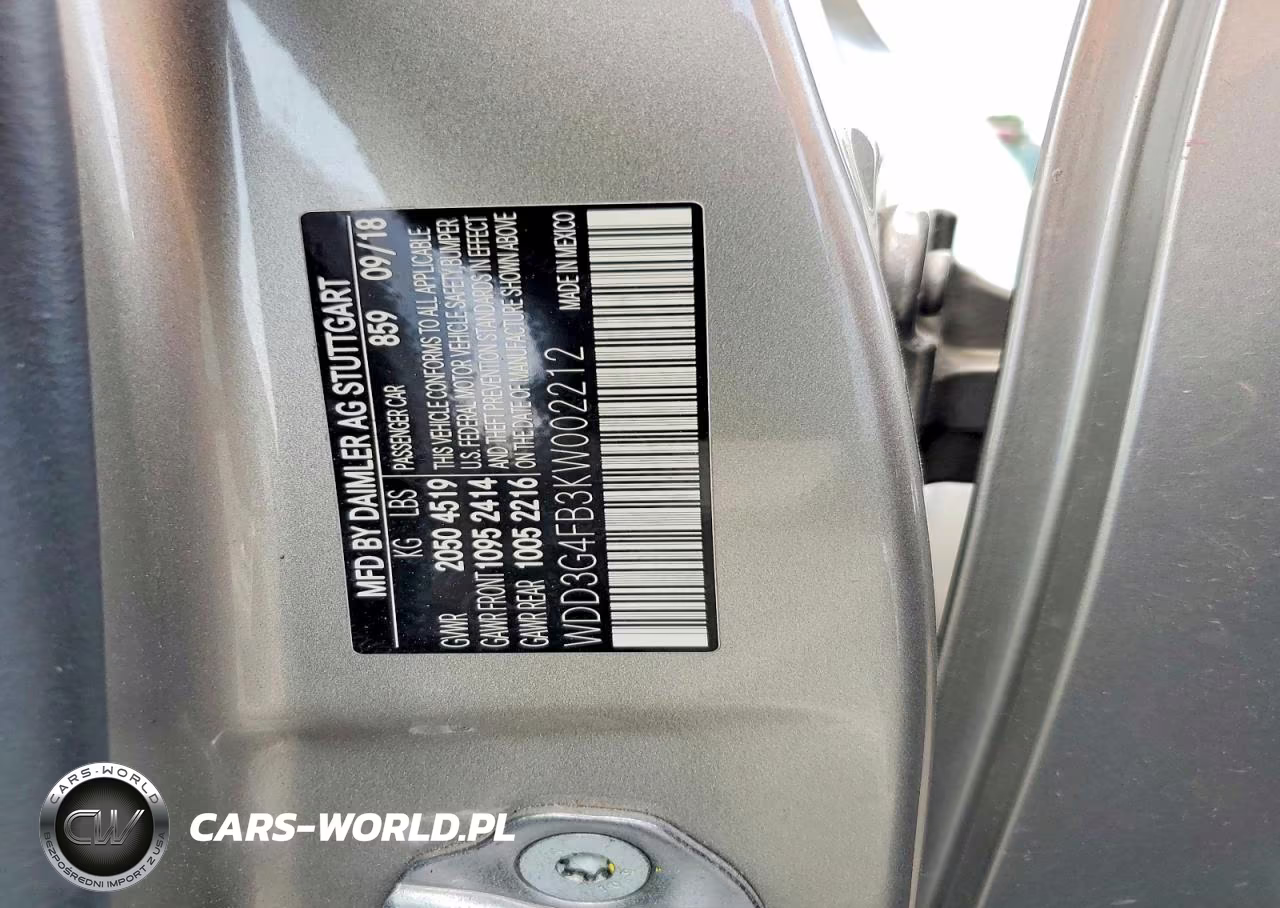 2019 Mercedes-Benz A 220 4Matic VIN:WDD3G4FB3KW002212 - 13