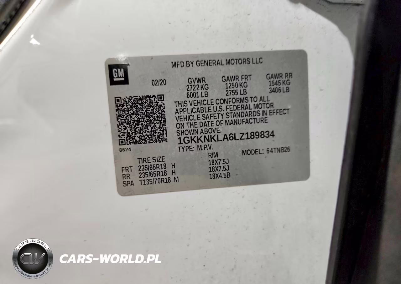 2020 GMC Acadia Sle VIN:1GKKNKLA6LZ189834 - 13