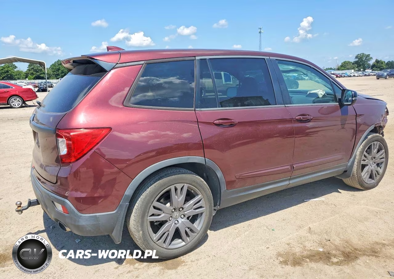 2021 Honda Passport Exl VIN:5FNYF7H52MB000163 - 3