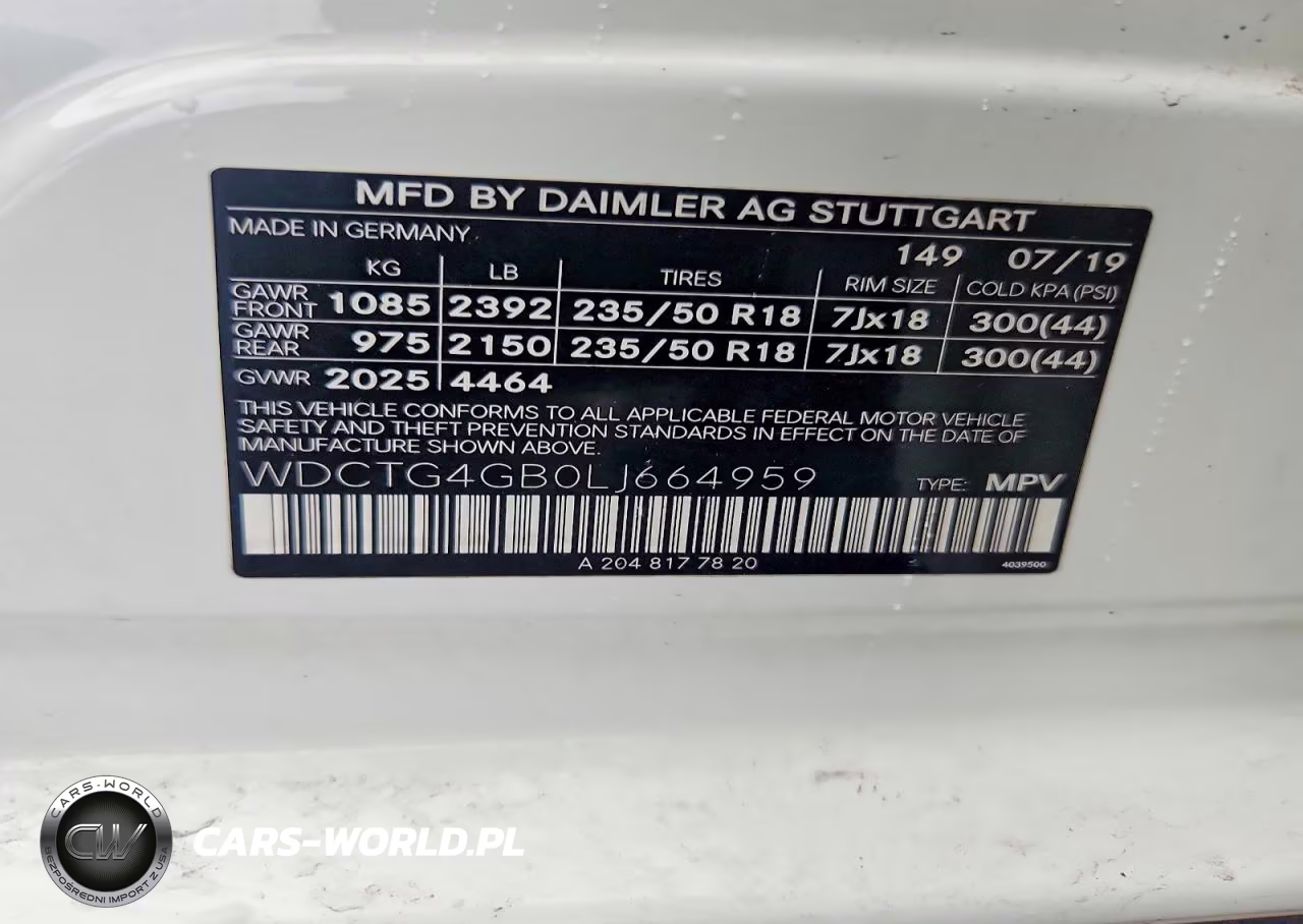 2020 Mercedes-Benz Gla 250 4Matic VIN:WDCTG4GB0LJ664959 - 13