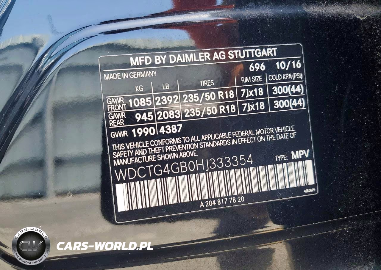 2017 Mercedes-Benz Gla 250 4Matic VIN:WDCTG4GB0HJ333354 - 13
