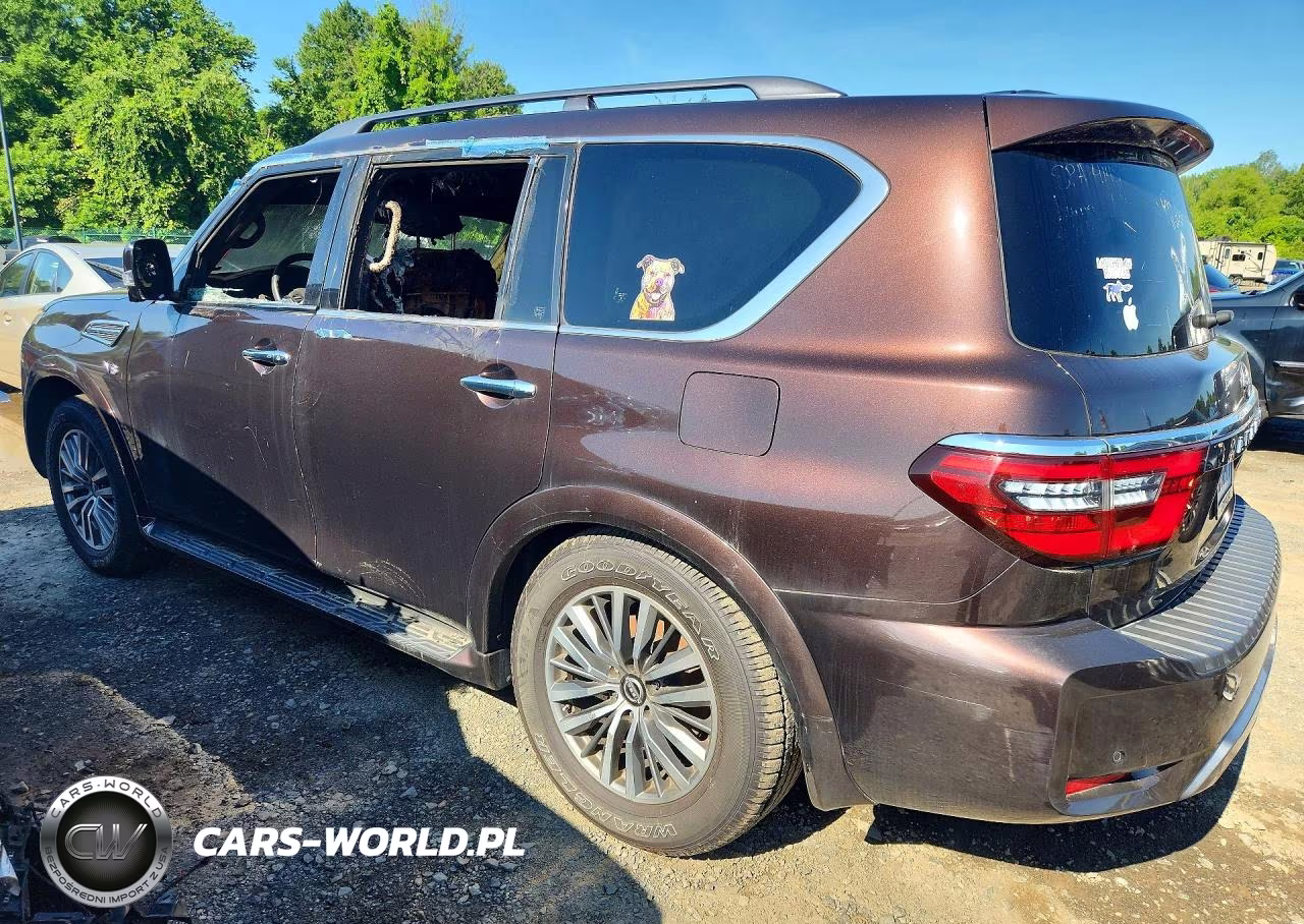 2021 Nissan Armada Sl VIN:JN8AY2BB1M9792785 - 2