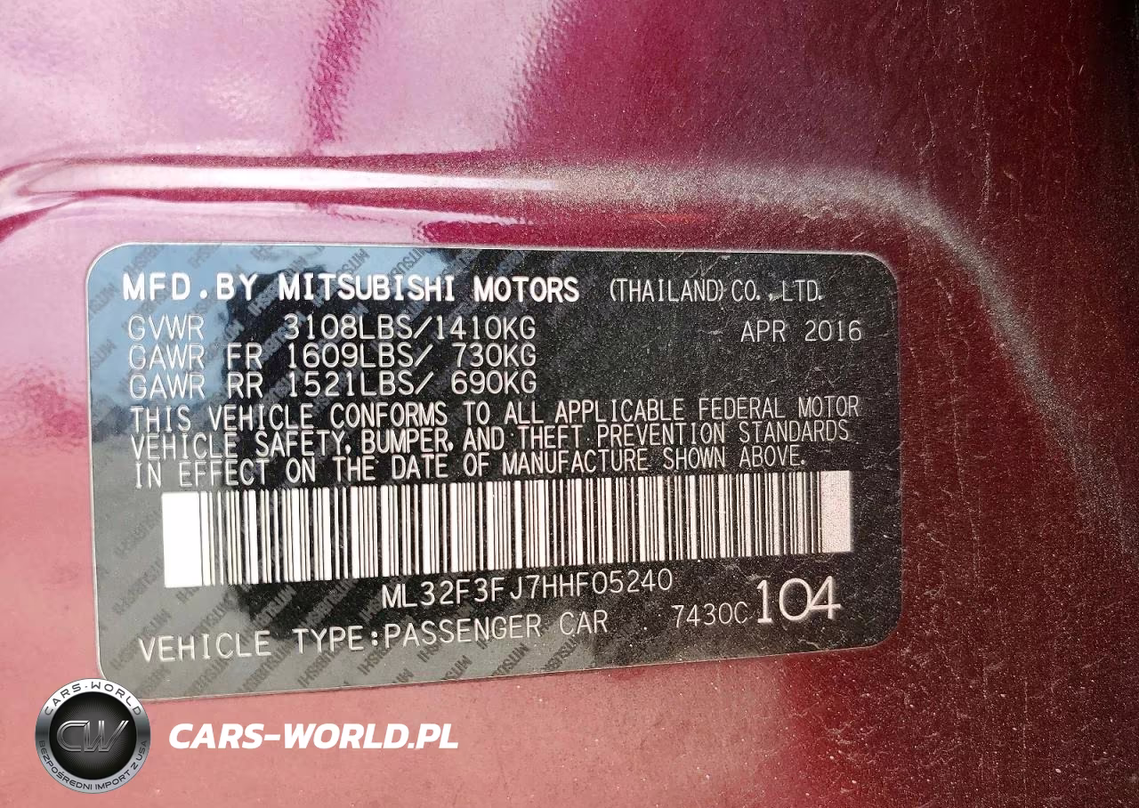 2017 Mitsubishi Mirage G4 Es VIN:ML32F3FJ7HHF05240 - 12